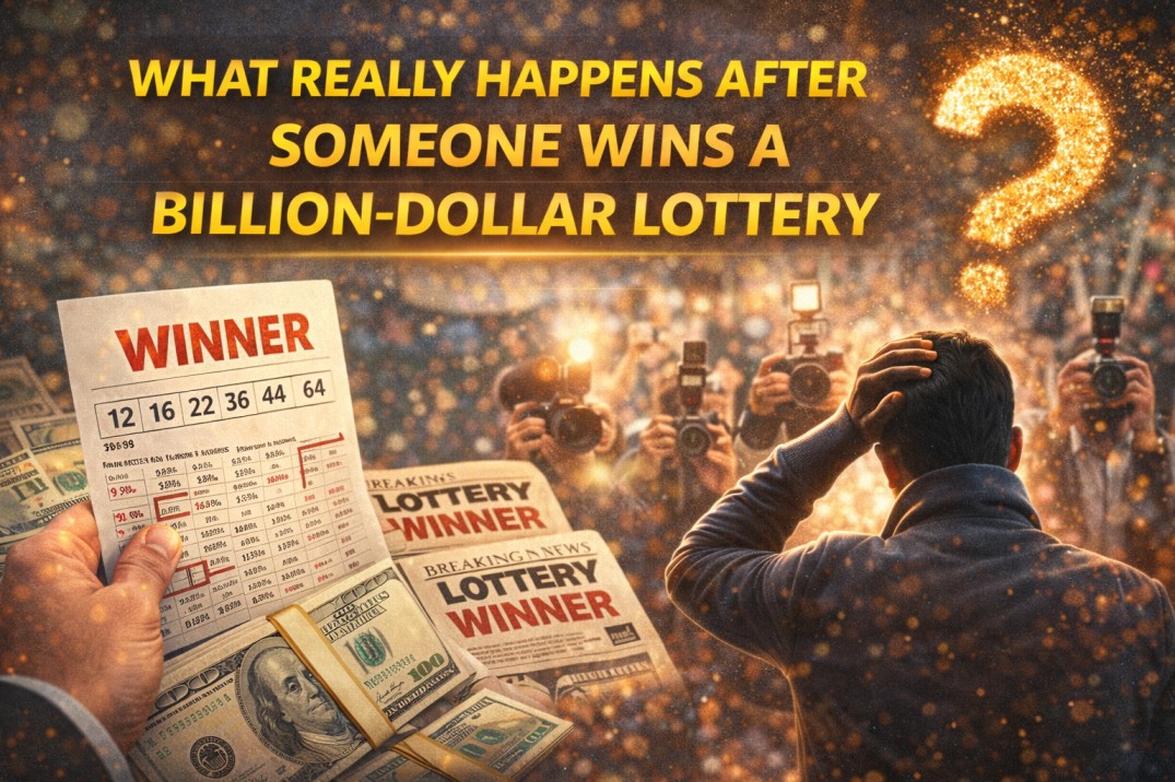 What Really Happens After Someone Wins a Billion-Dollar Lottery