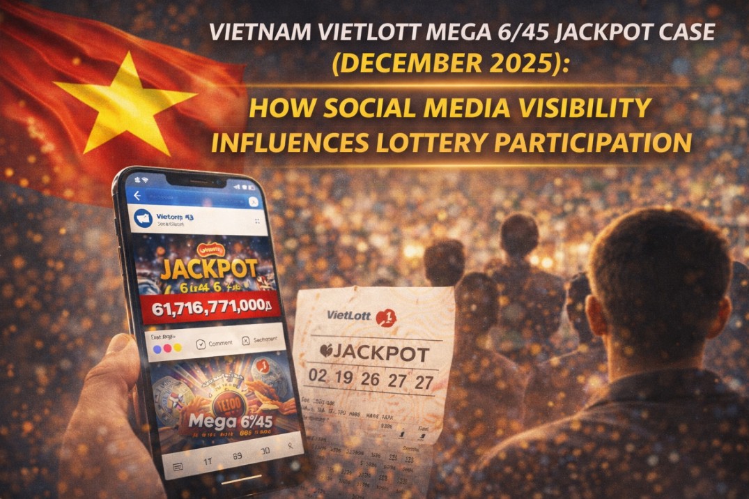 Vietnam Vietlott Mega 6/45 Jackpot Case (December 2025): How Social Media Visibility Influences Lottery Participation