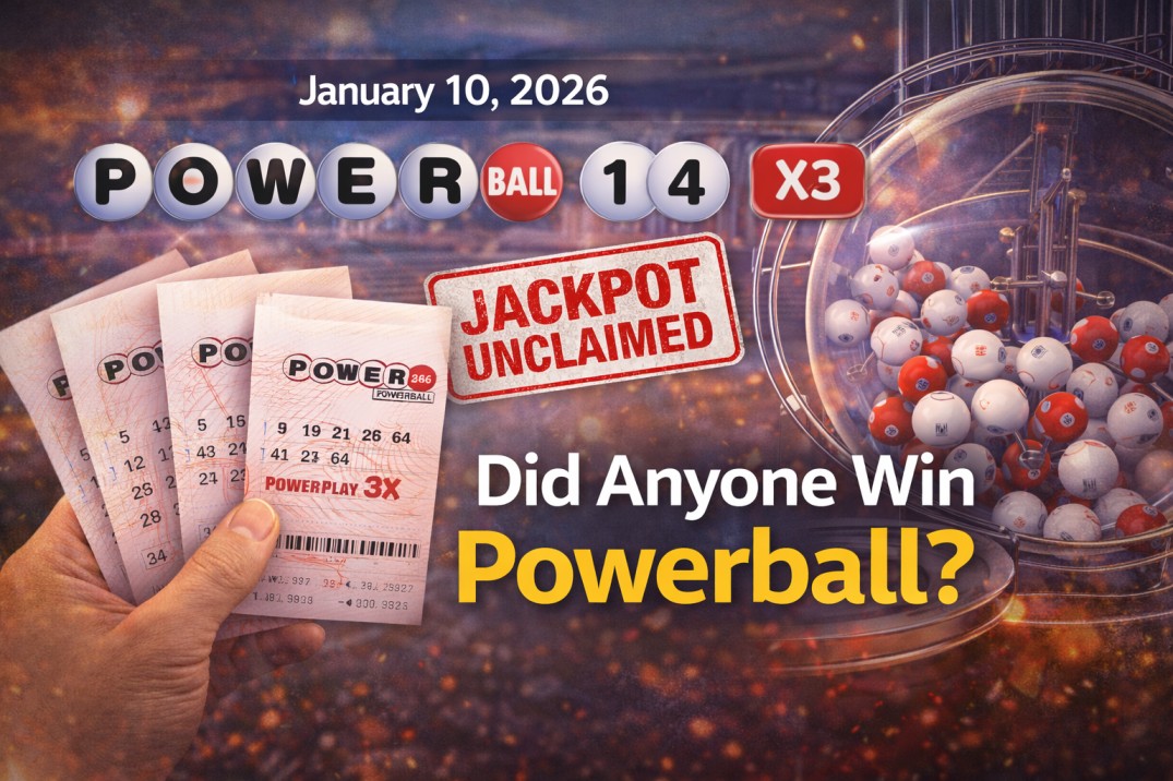 Powerball Lottery Results:Winning Numbers for January 10 2026