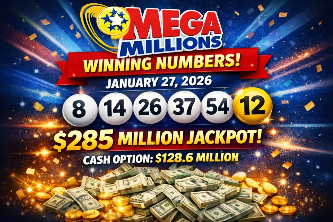 Mega Millions Winning Numbers for January 27, 2026 | $285M Jackpot and Latest Results