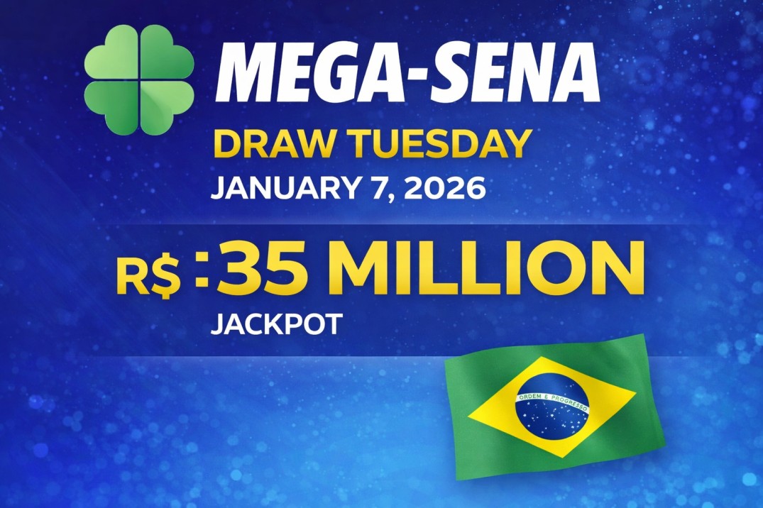 Mega-Sena Draw January 7, 2026: R$ 35 Million Jackpot Up for Grabs on Tuesday