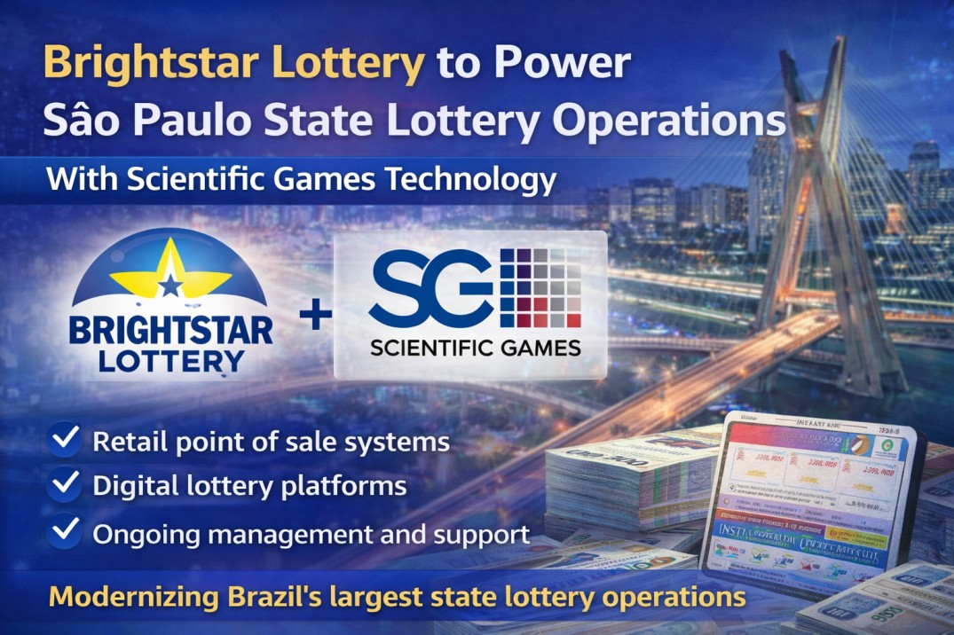 Brazil Lottery News: Brightstar Lottery to Power São Paulo State Lottery Operations with Scientific Games Technology