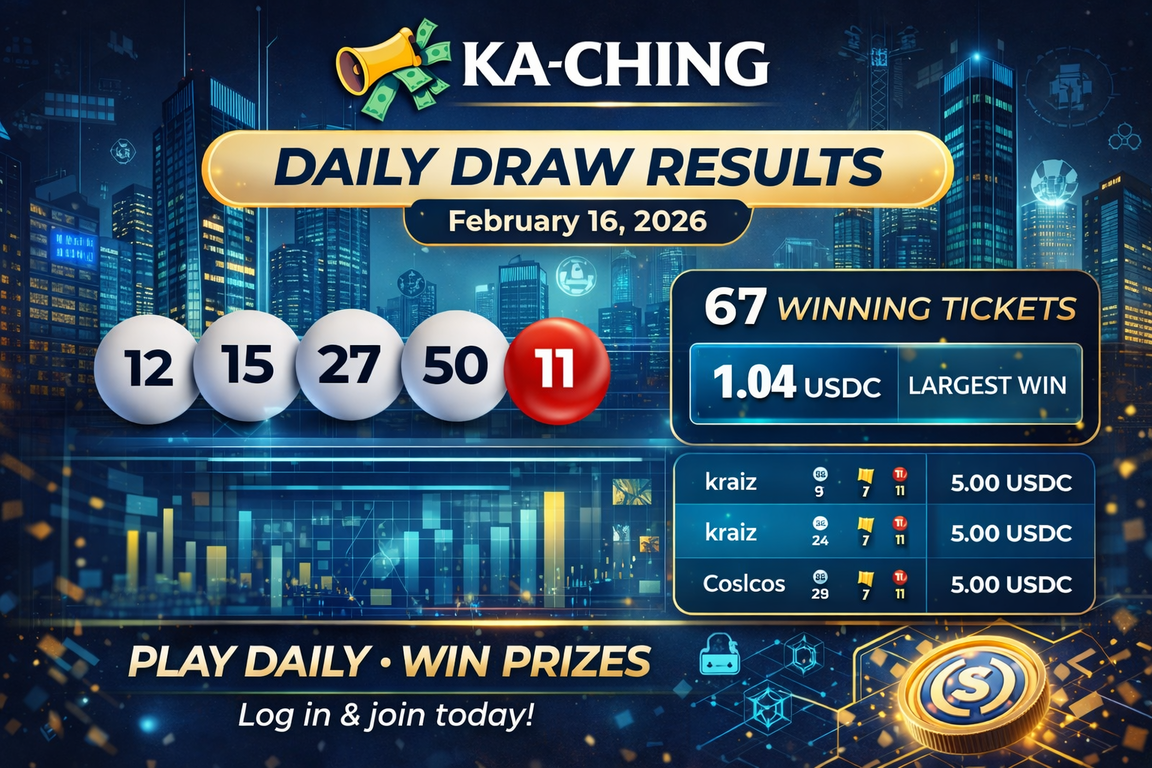 Today’s KACHING Draw Results (February 16, 2026): Winning Numbers Released