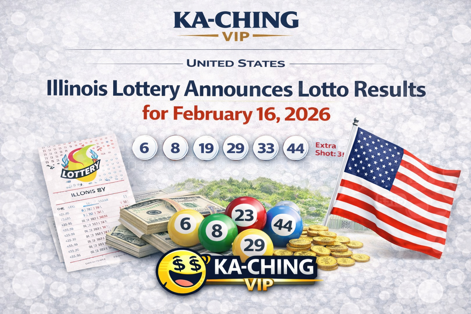 Illinois Lottery (USA) Official Results Announced for February 16, 2026