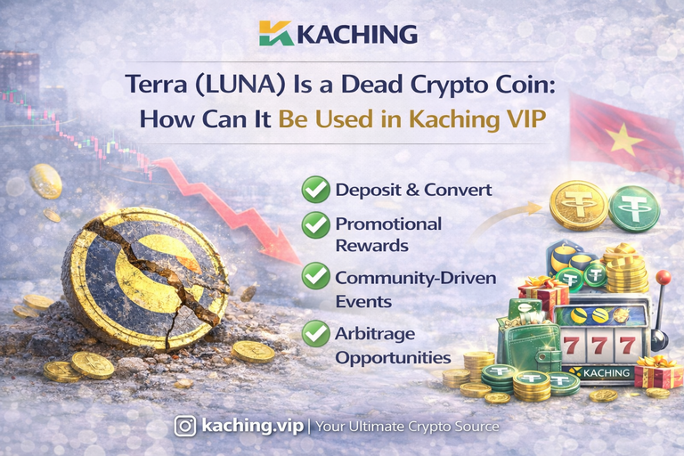 Terra (Luna) Is a Dead Crypto Coin How Can It Be Use in Kaching VIP?