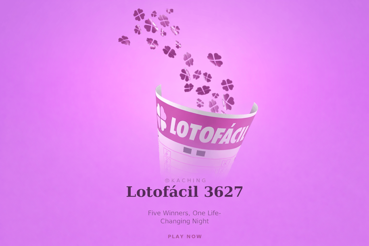 Brazil Lotofácil Lottery Results for Contest 3627 (March 4, 2026): 5 Winners Split R$9.9 Million Prize